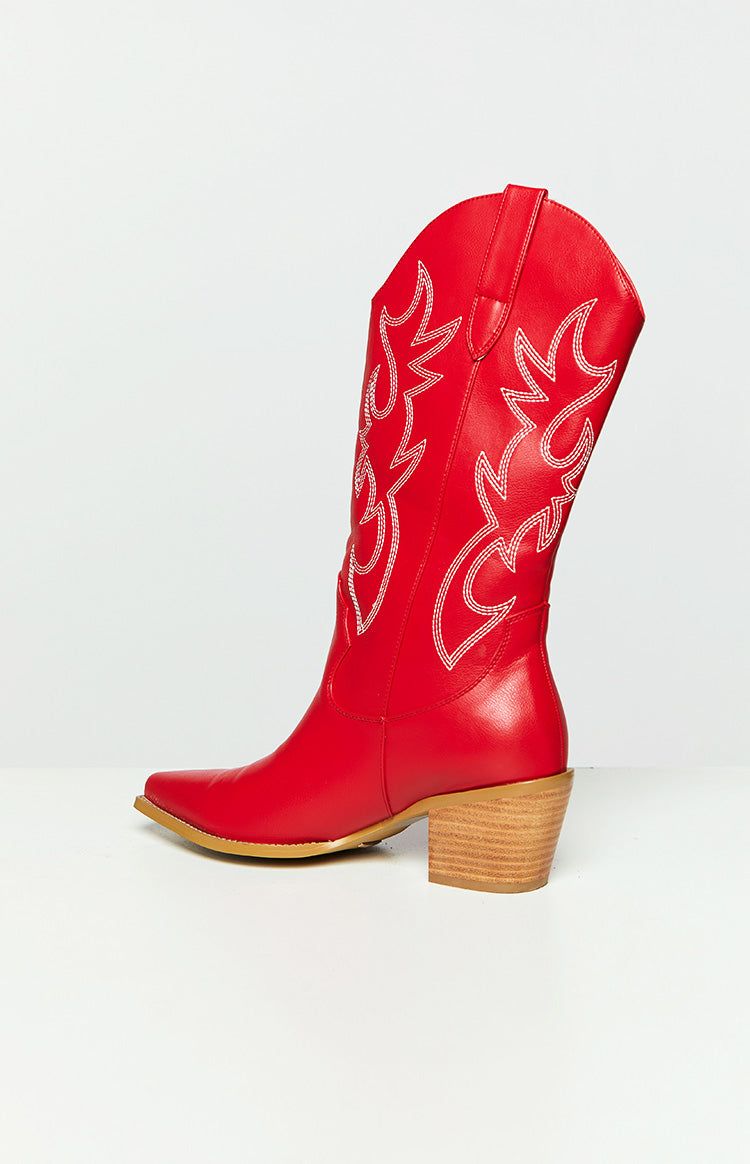 Billini Danaro Scarlet Cowboy Boots sold by Beginning Boutique product image thumbnail 4