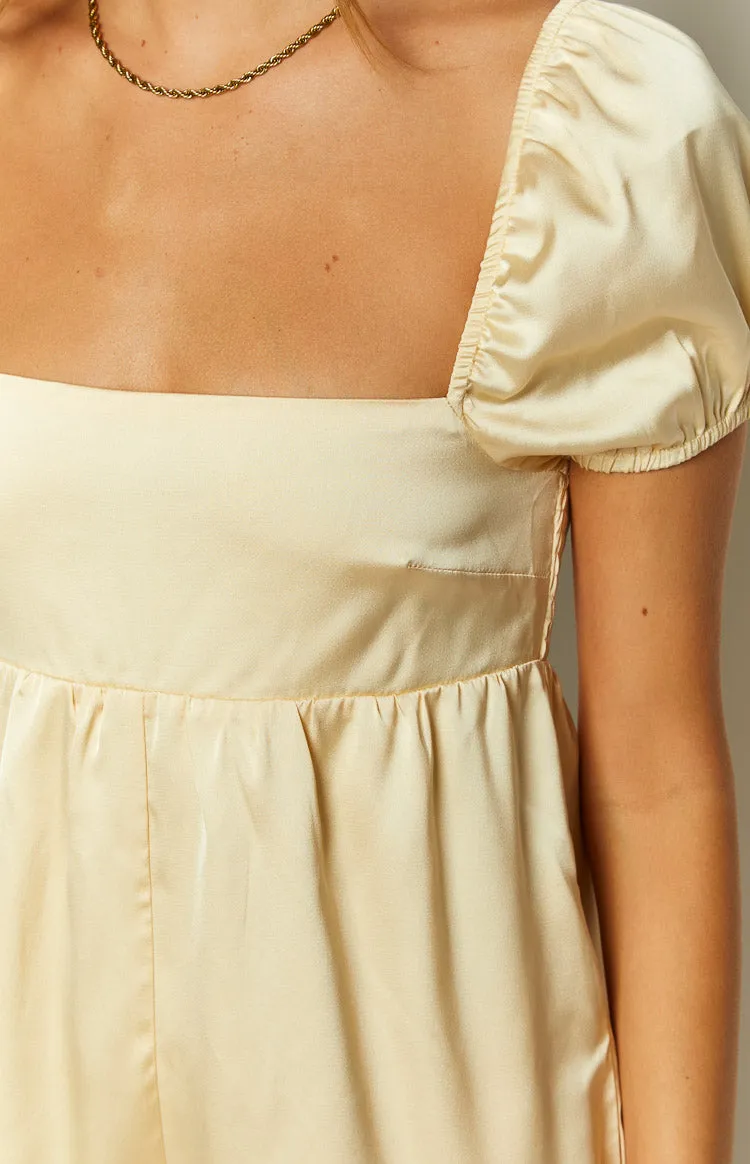 Khlo Yellow Playsuit sold by Beginning Boutique product image thumbnail 5