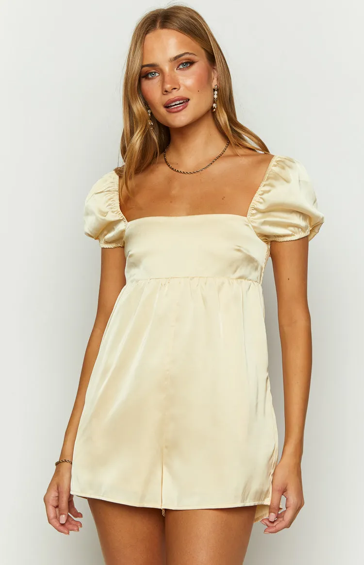 Khlo Yellow Playsuit sold by Beginning Boutique product image thumbnail 2
