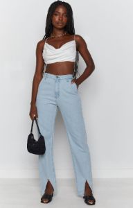 Lioness Born To Be Wild Crop Top White sold by Beginning Boutique