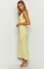 Samira Yellow Maxi Dress sold by Beginning Boutique