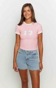 BB13 Pink Baby Tee sold by Beginning Boutique