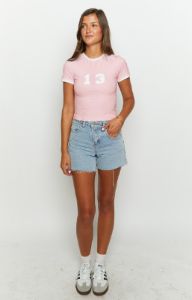 BB13 Pink Baby Tee sold by Beginning Boutique