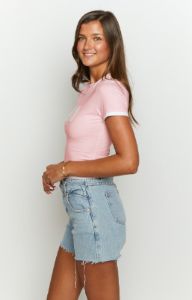 BB13 Pink Baby Tee sold by Beginning Boutique