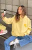 Beginning Yellow Snuggle Bubble Hoodie sold by Beginning Boutique
