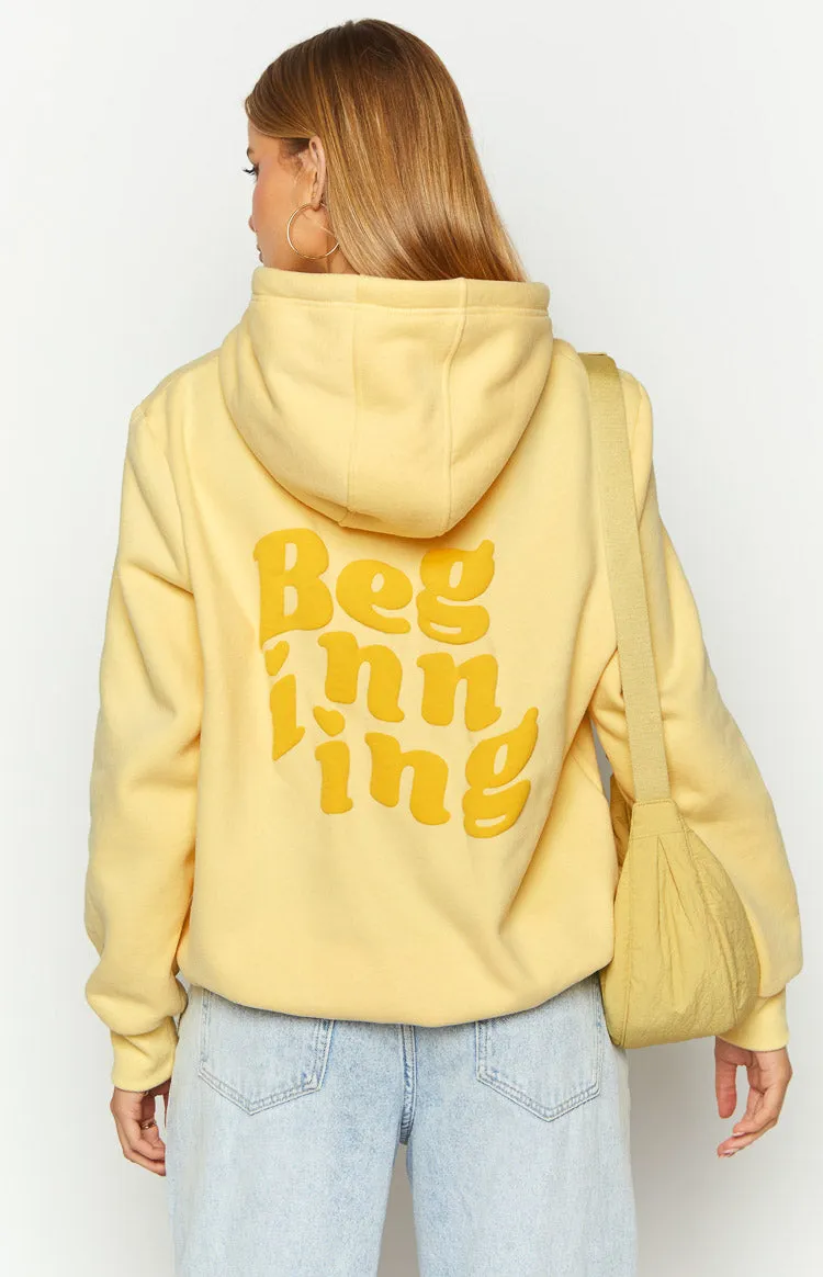 Beginning Yellow Snuggle Bubble Hoodie sold by Beginning Boutique product image thumbnail 5