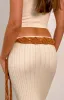Savani Brown Braided Belt sold by Beginning Boutique