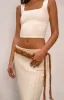 Savani Brown Braided Belt sold by Beginning Boutique
