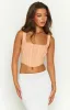 Anderson Pink Corset Top sold by Beginning Boutique