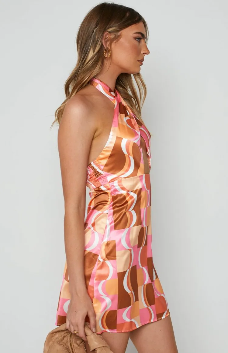 New Life Orange Mini Dress sold by Beginning Boutique product image thumbnail 5