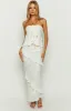 Raleigh White Ruffle Strapless Top sold by Beginning Boutique