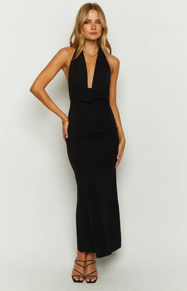 Aura Black Maxi Dress sold by Beginning Boutique product image thumbnail 2