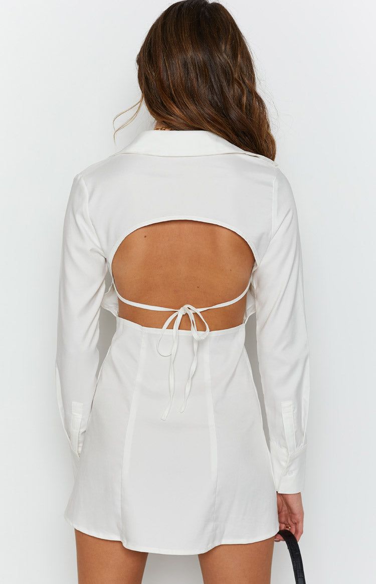 Broken Heart Shirt Dress White sold by Beginning Boutique product image thumbnail 9