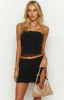When in Rome Black Tube Top sold by Beginning Boutique
