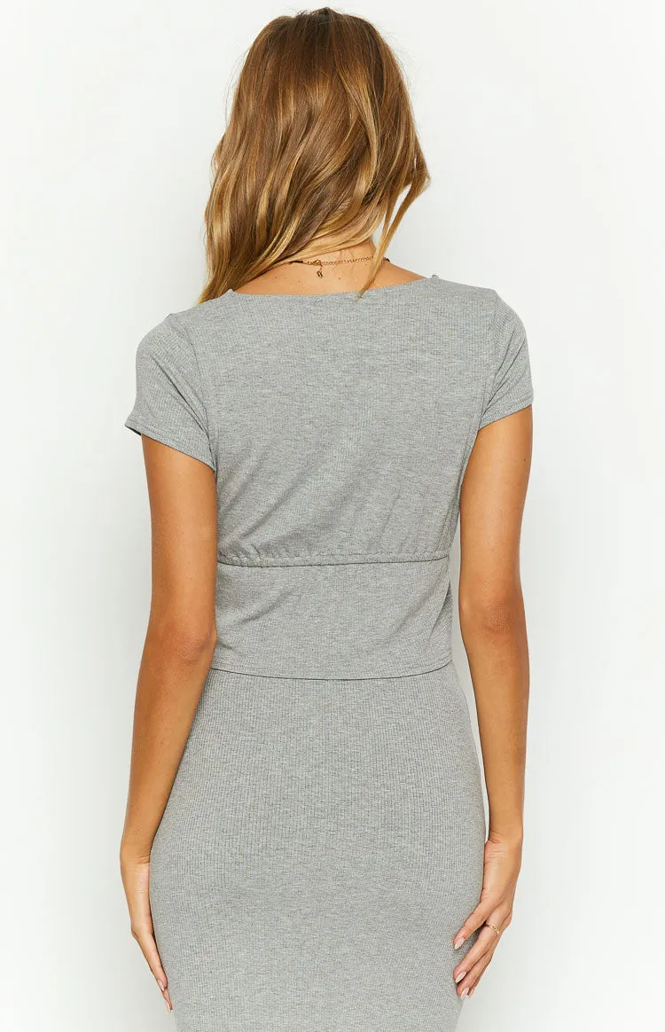 Kirra Grey Top sold by Beginning Boutique product image thumbnail 5