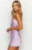 Ellie Lilac Strapless Mini Dress sold by Beginning Boutique
