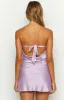 Ellie Lilac Strapless Mini Dress sold by Beginning Boutique