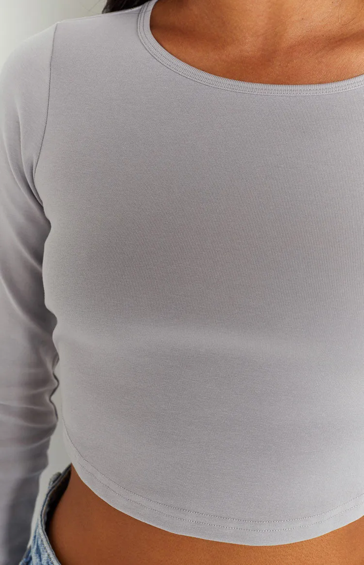 Milja Grey Open Back Top sold by Beginning Boutique product image thumbnail 5