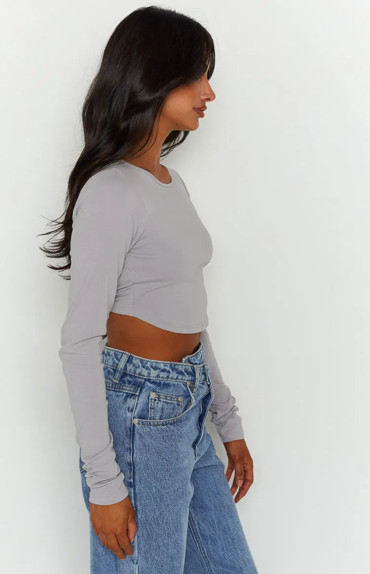 Milja Grey Open Back Top sold by Beginning Boutique product image thumbnail 3