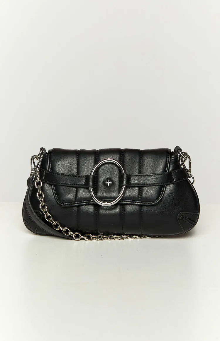 Peta & Jain Anaki Black PU Shoulder Bag sold by Beginning Boutique product image thumbnail 2