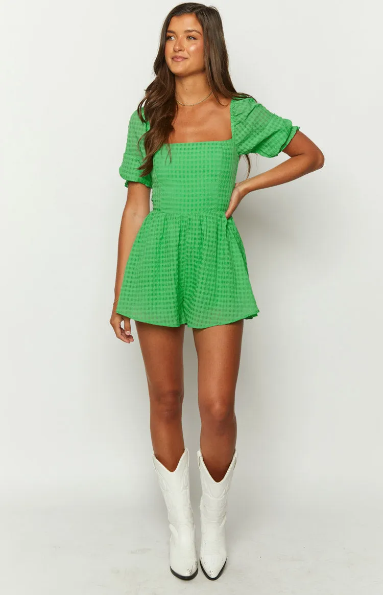 Delilah Green Playsuit sold by Beginning Boutique product image thumbnail 3