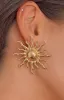 Sunburst Gold Sun Earrings sold by Beginning Boutique
