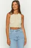 Whitney Cream Crop Top sold by Beginning Boutique