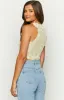 Whitney Cream Crop Top sold by Beginning Boutique