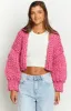 Blush Blossom Pink Knit Cardigan sold by Beginning Boutique