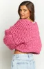 Blush Blossom Pink Knit Cardigan sold by Beginning Boutique
