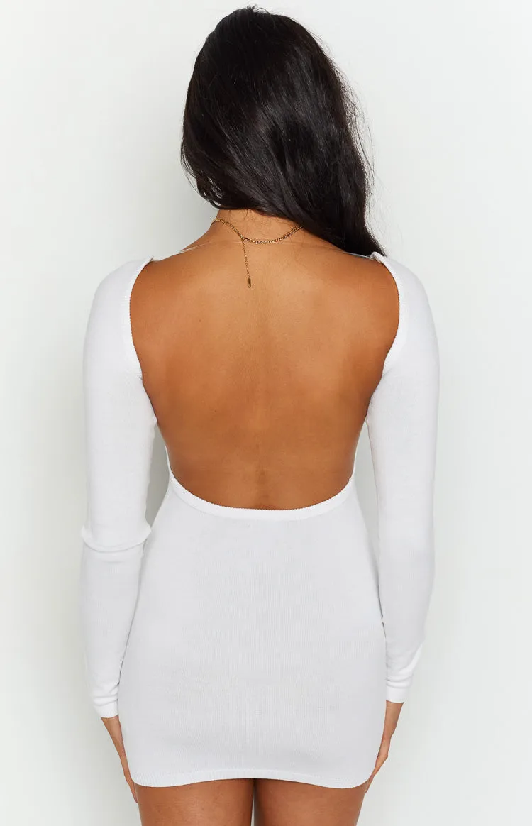 SNDYS Milo White Knit Dress sold by Beginning Boutique product image thumbnail 4