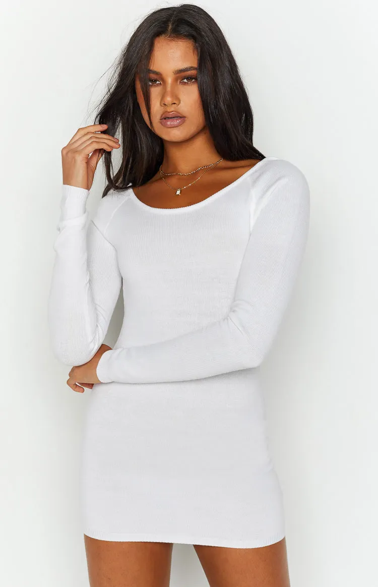 SNDYS Milo White Knit Dress sold by Beginning Boutique product image thumbnail 2