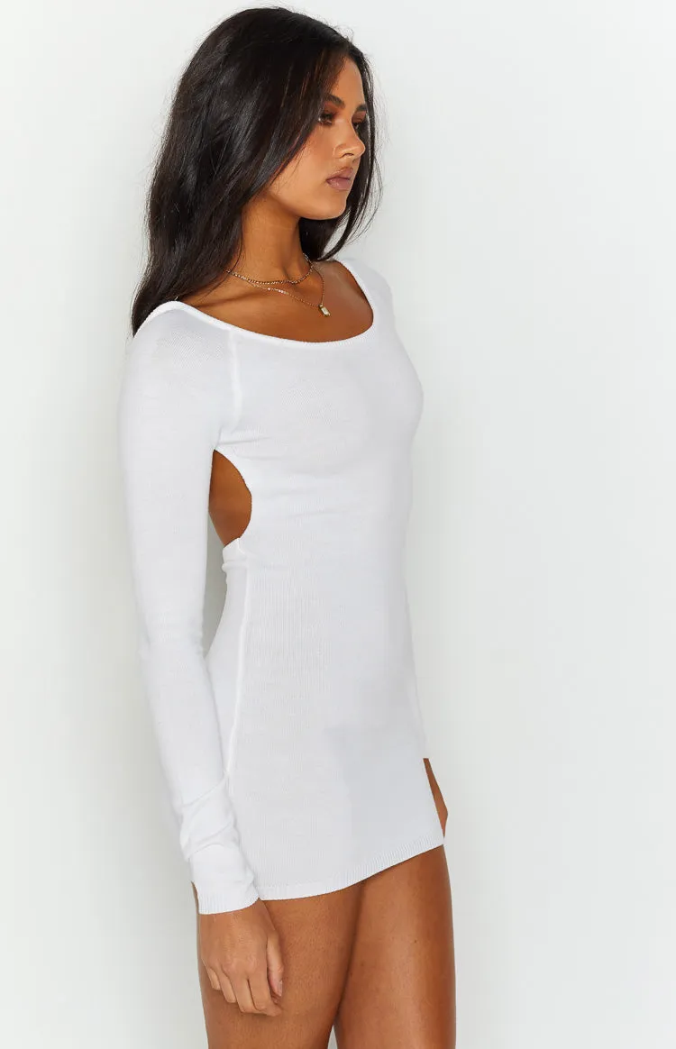 SNDYS Milo White Knit Dress sold by Beginning Boutique product image thumbnail 3