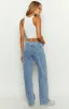 Austin Mid Rise Mid Wash Blue Denim Jeans sold by Beginning Boutique