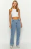 Austin Mid Rise Mid Wash Blue Denim Jeans sold by Beginning Boutique