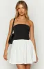 Draven Black And White Corset Mini Dress sold by Beginning Boutique