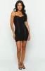 Haisley Black Knit Mini Dress sold by Beginning Boutique