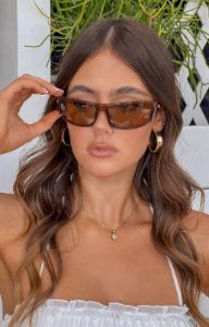 Peta & Jain Tempo Chocolate Brown Sunglasses sold by Beginning Boutique