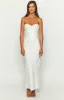 Ashley White Sequin Formal Maxi Dress sold by Beginning Boutique