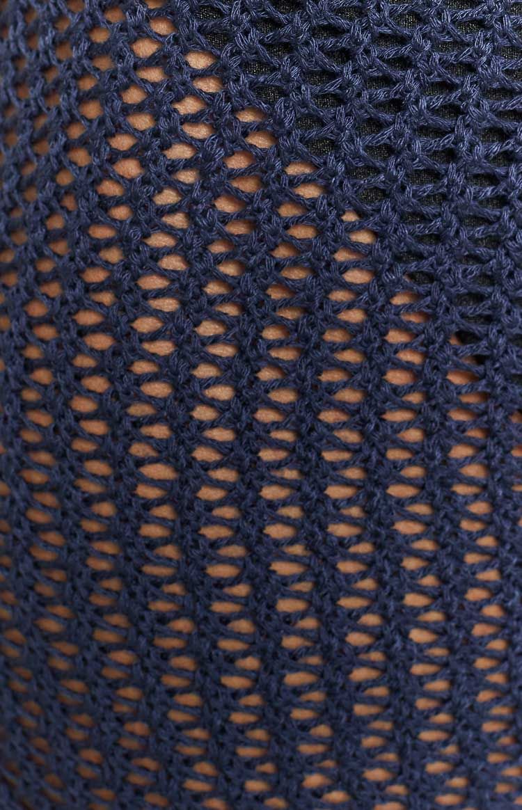 Meredith Navy Knit Mini Skirt sold by Beginning Boutique product image thumbnail 8