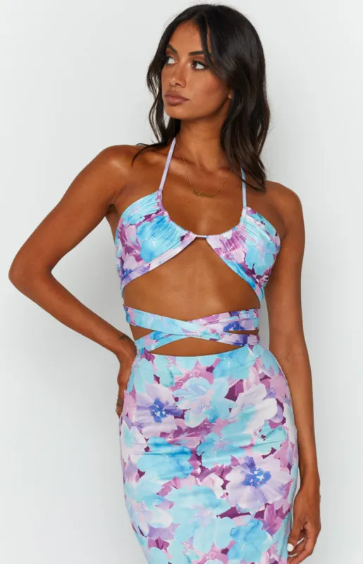 Niomi Crop Top Floral sold by Beginning Boutique