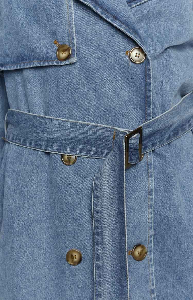 Harto Blue Denim Trench sold by Beginning Boutique product image thumbnail 7