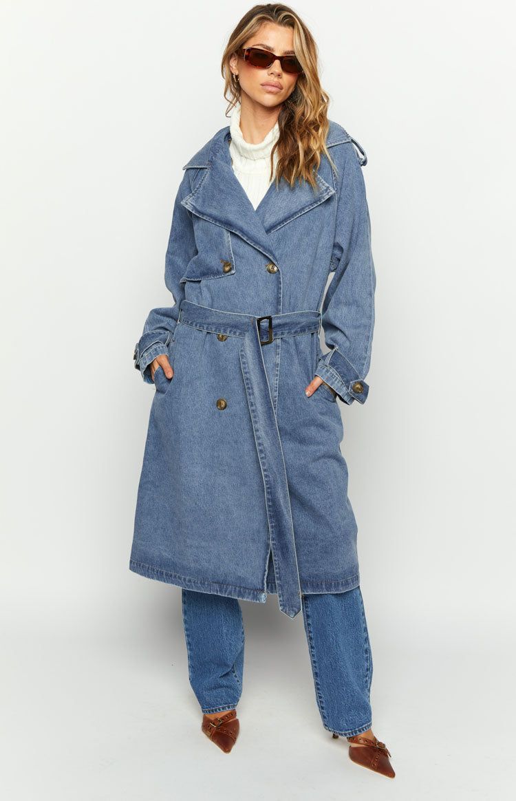 Harto Blue Denim Trench sold by Beginning Boutique product image thumbnail 6