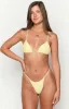 9.0 Swim Sydney Yellow Stripe Bikini Bottoms sold by Beginning Boutique