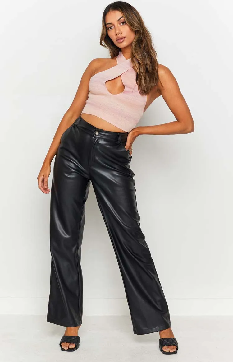 Juliana Knit Halter Top Pink sold by Beginning Boutique product image thumbnail 4