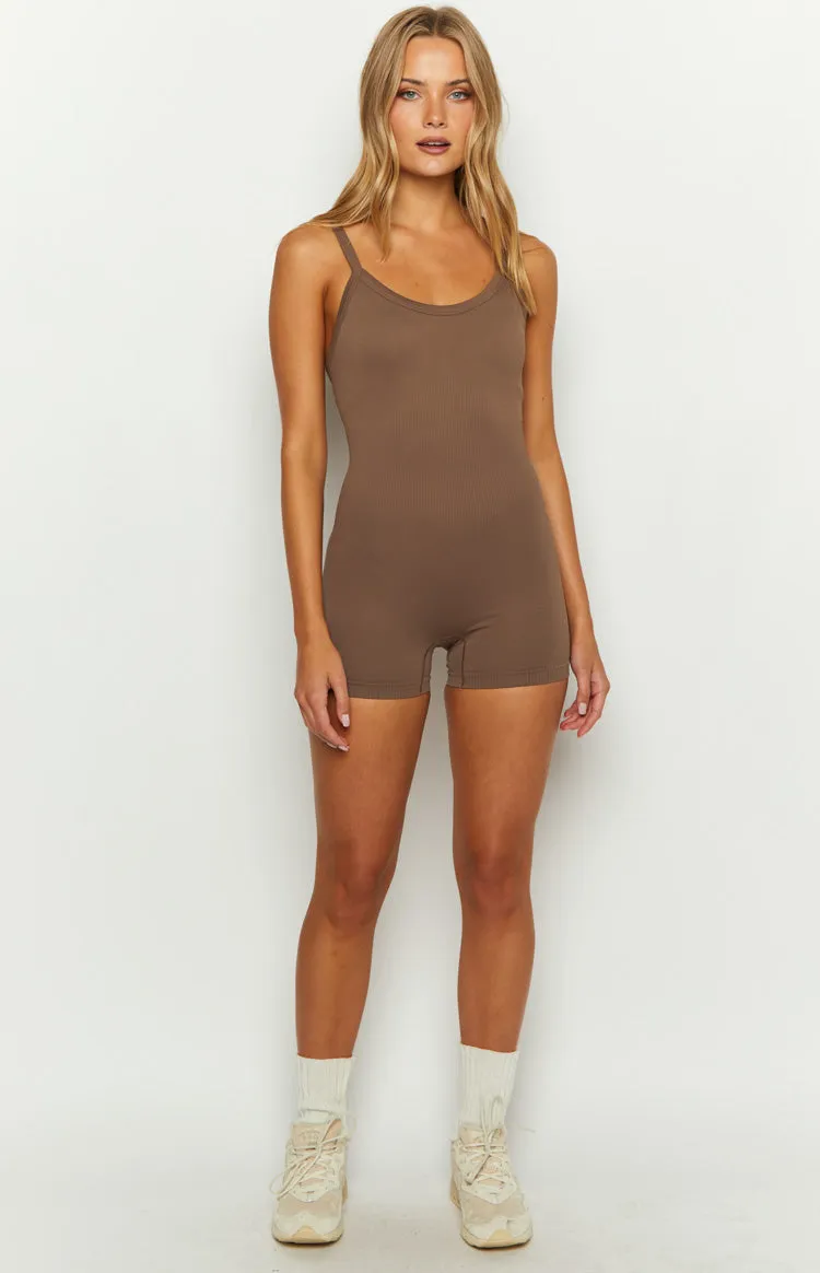 Lahana Halo Brown Bodysuit sold by Beginning Boutique product image thumbnail 2