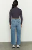 Abrand Scout 95 Mid Straight Crop Blue Jeans sold by Beginning Boutique