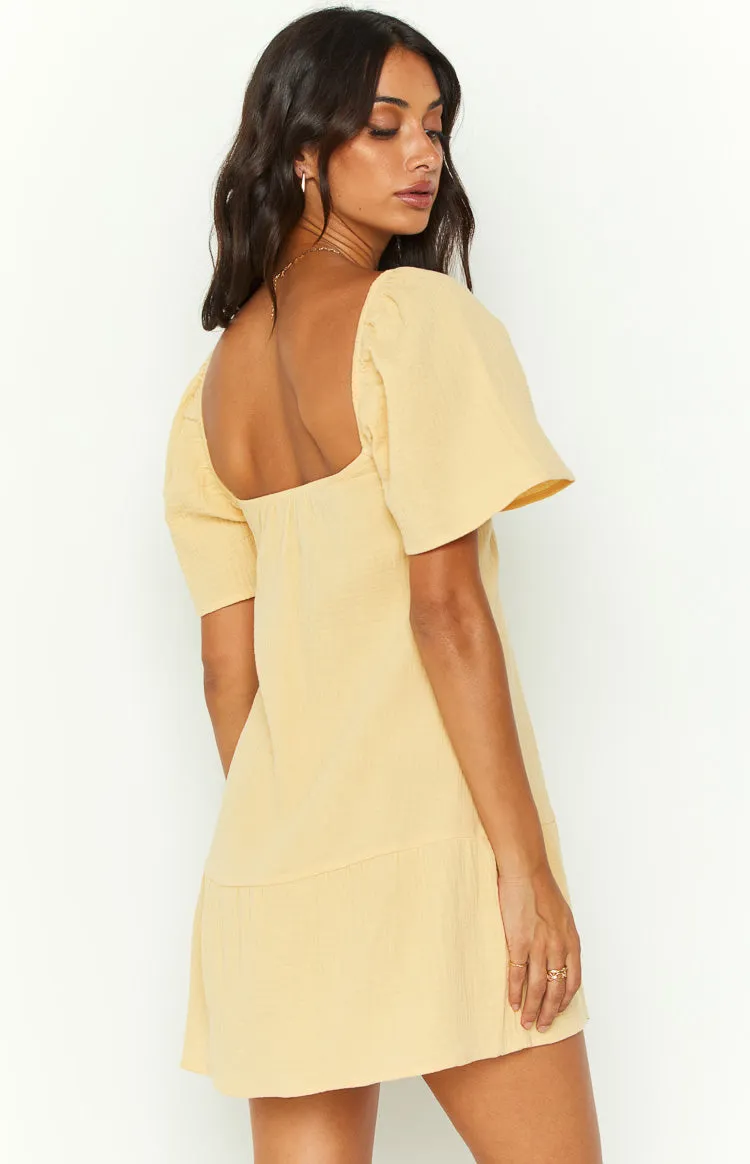 Alexa Yellow Mini Dress sold by Beginning Boutique product image thumbnail 5