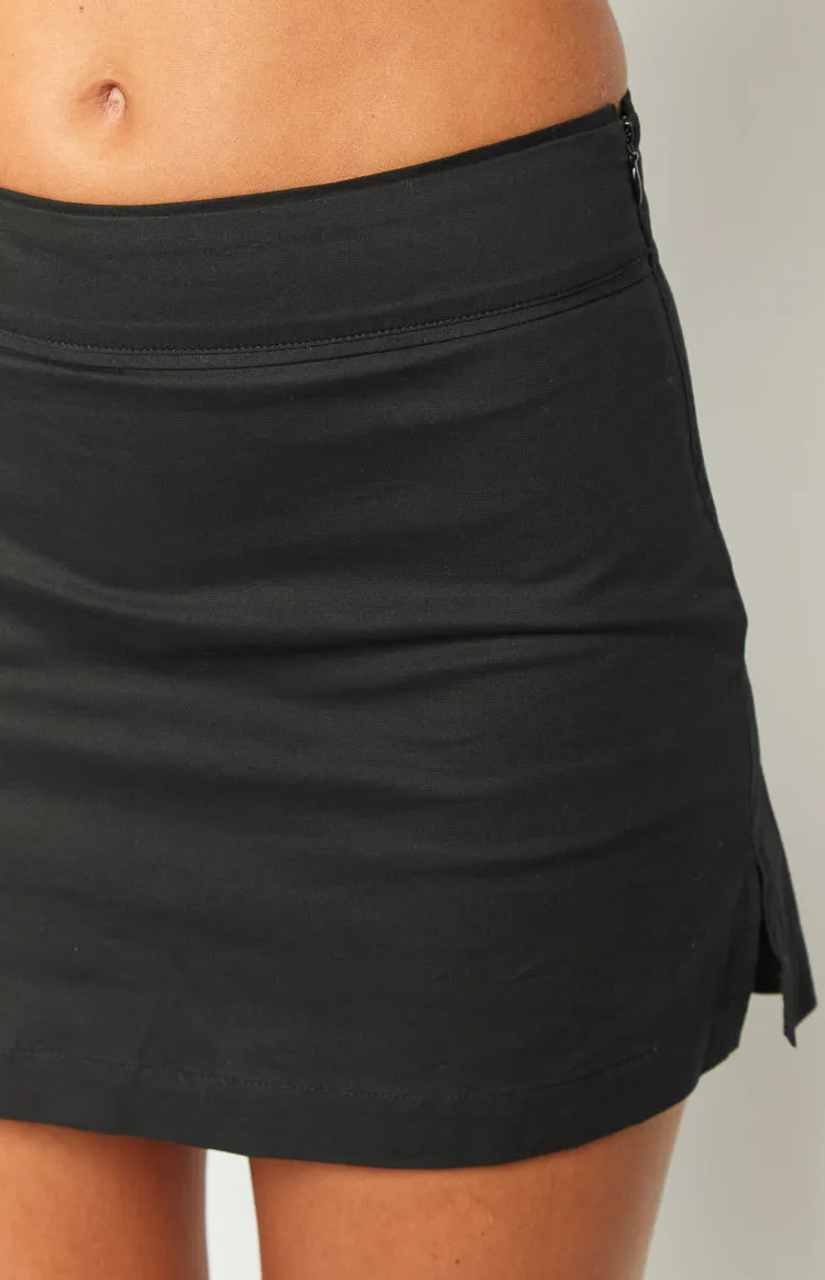 Harlee Black Mini Skort sold by Beginning Boutique product image thumbnail 3