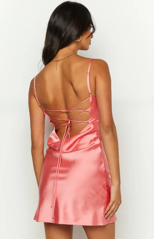 riri mini dress Riri Pink Mini Dress